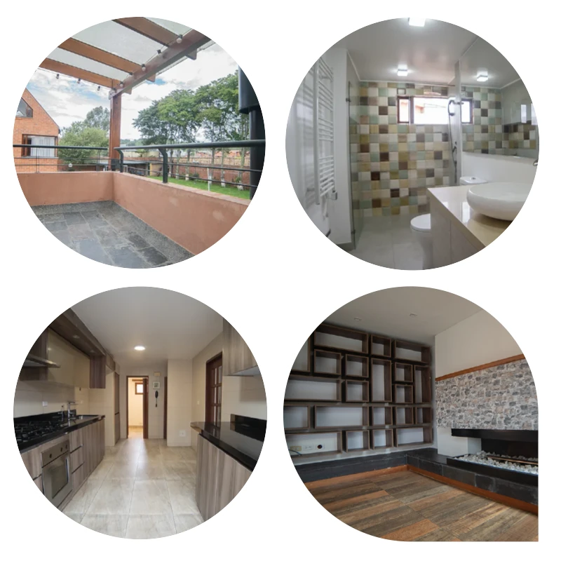 Galería de fotos con diferentes espacios de un inmueble disponibles para venta o arriendo